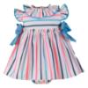 Picture of PRE ORDER Miranda Baby Girls Ruffle Dress & Panties Set X 2 - Multi Stripe