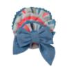 Picture of Miranda Girls Stripe Rosette Headband/Hair Clip - Multi Stripe