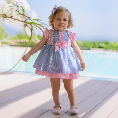 Picture of Miranda Baby Girls Ruffle Dress & Panties Set X 2 - Pink Gingham