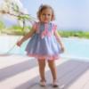 Picture of PRE ORDER Miranda Baby Girls Ruffle Dress & Panties Set X 2 - Pink Gingham
