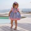 Picture of PRE ORDER Miranda Baby Girls Ruffle Dress & Panties Set X 2 - Pink Gingham