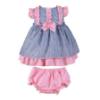 Picture of Miranda Baby Girls Ruffle Dress & Panties Set X 2 - Pink Gingham