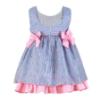 Picture of PRE ORDER Miranda Girls Ruffle Bodice Sleeveless Dress - Pink Gingham