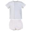 Picture of Miranda Baby Boys Stripe Shirt & Shorts Set X 2 - Blue White