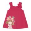 Picture of Mayoral Toddler Girls Summer Sun Dress With Applique - Pink