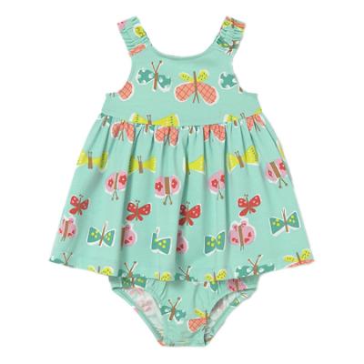 Picture of Mayoral Toddler Girls Summer Sun Dress & Panties Set X 2 - Turquoise