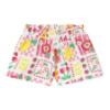 Picture of Mayoral Toddler Girls Summer Top & Fruit Print Shorts Set X 2 - Pink Multi