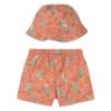 Picture of Mayoral Toddler Boys Summer Hat & Chameleon Print Swim Shorts Set X 2 - Orange Green
