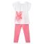 Picture of Mayoral Girls Summer Tunic & Legging Set X 2 - Cream Pink