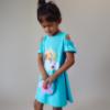 Picture of Mayoral Girls Summer Dress & Bag Set X 2 - Blue