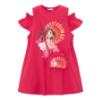 Picture of Mayoral Girls Summer Dress & Bag Set X 2 - Red