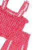 Picture of Mayoral Girls Summer Elastic Smock Gingham Top & Shorts Set X 2 - Red