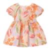 Picture of Mayoral Toddler Girls Summer Dress With Fixed Bow Front - Blossom Pink