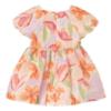 Picture of Mayoral Toddler Girls Summer Dress With Fixed Bow Front - Blossom Pink