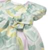 Picture of Mayoral Toddler Girls Summer Dress With Fixed Bow Front - Lake Green