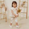 Picture of Daga Baby Girls Twinkle Flight Tunic & Leggings Set X 2 - White Beige