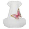 Picture of PRE ORDER Daga Girls Twinkle Flight Iconic A Line Tulle Hem Dress - White Beige