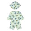 Picture of Mayoral Newborn Boys Hippo Swim Suit & Sunhat Set X 2 - Green Multi
