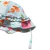 Picture of Mayoral Newborn Girls Skirted Floral Hawaii Swim Suit & Sunhat Set X 2 - Aqua Multi