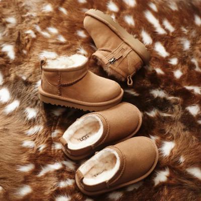 Picture of UGG Toddler Classic Ultra Mini Boot Inside Zip - Chestnut