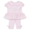 Picture of Deolinda Baby Girls Amore Puff Sleeve Tunic & Legging Set X 2 - Pink