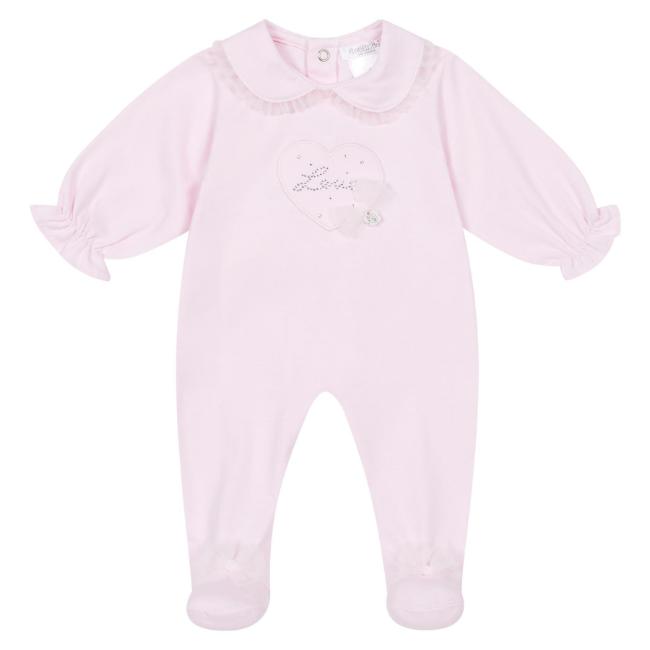 Picture of Deolinda Baby Girls Amore Babygrow In Gift Box - Pink