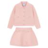 Picture of Mayoral Girls Summer Knit Jacket & Skirt Set X 2 - Blossom Pink