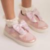 Picture of Caramelo Kids Girls Mixed Bow Trainer - Pink