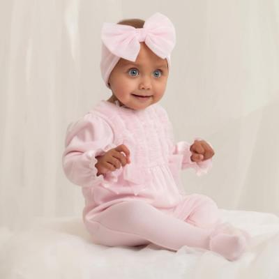 Picture of Caramelo Kids Baby Girls Summer Frill Bodice & Bow Headband Set X 2 - Pink