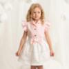 Picture of Caramelo Kids Girls Summer Occasion Frill Sleeve Skirt Set X 2 - Pink Ivory
