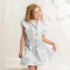 Picture of Caramelo Kids Girls Summer Occasion Ruffle Blouse Polka Skirt Set X 2 - Blue Ivory