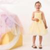 Picture of Caramelo Kids Girls Summer Occasion Strappy Party Dress - Lemon