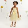 Picture of Caramelo Kids Girls Summer Occasion Strappy Party Dress - Lemon