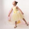 Picture of Caramelo Kids Girls Summer Occasion Strappy Party Dress - Lemon