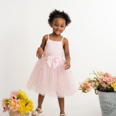 Picture of Caramelo Kids Girls Summer Occasion Strappy Party Dress - Pink