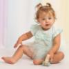 Picture of Caramelo Kids Baby Girls Summer Tulle Bow Romper - Mint Green