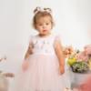 Picture of Caramelo Kids Baby Girls Summer Diamonte Bow Party Dress - Pink