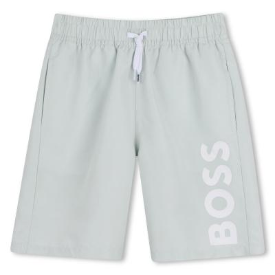 Picture of BOSS Boys Mini Me Swim Shorts - Sprout Green