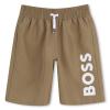 Picture of BOSS Boys Mini Me Swim Shorts - Dark Stone