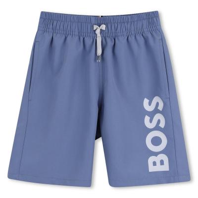Picture of BOSS Boys Mini Me Swim Shorts - Lavender Blue