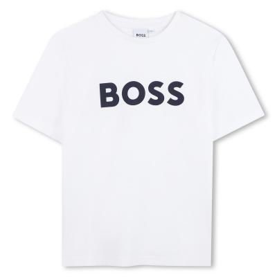 Picture of BOSS Boys Short Sleeve T-Shirt - White