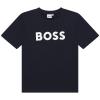 Picture of BOSS Boys Short Sleeve T-Shirt - Navy Blue