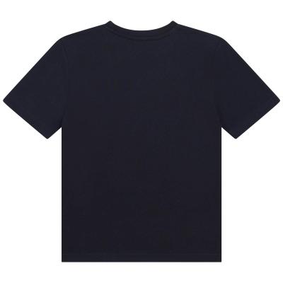 Picture of BOSS Boys Short Sleeve T-Shirt - Navy Blue