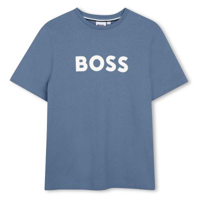 Picture of BOSS Boys Short Sleeve T-Shirt - Lavender Blue