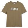 Picture of BOSS Boys Short Sleeve T-Shirt - Dark Stone