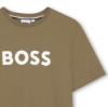 Picture of BOSS Boys Short Sleeve T-Shirt - Dark Stone
