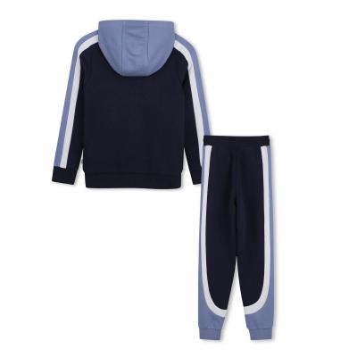 Picture of BOSS Boys Tracksuit Set X 2 - Navy Blue Colourblock