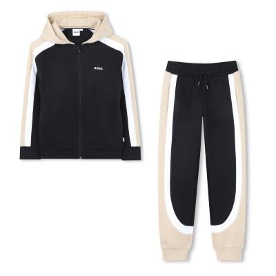 Picture of BOSS Boys Tracksuit Set X 2 - Black Colourblock
