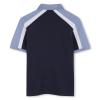Picture of BOSS Boys Short Sleeve Polo - Navy Colourblock