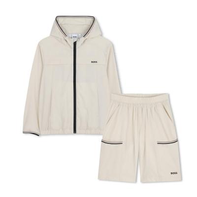 Picture of BOSS Boys Windbreaker & Shorts Set X 2 - Sand
